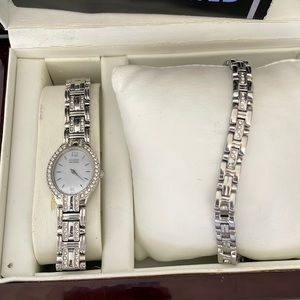 Citizen Eco-Drive diamond watch and bracelet. brand new